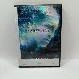 Prometheus 2012 DVD Blockbuster Exclusive Sci Fi Film Directed By Ridley Scott